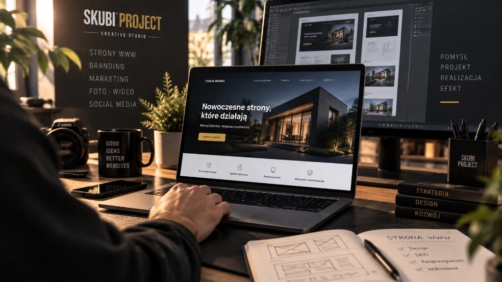 Projektowanie stron WWW w Skubi Project Creative Studio